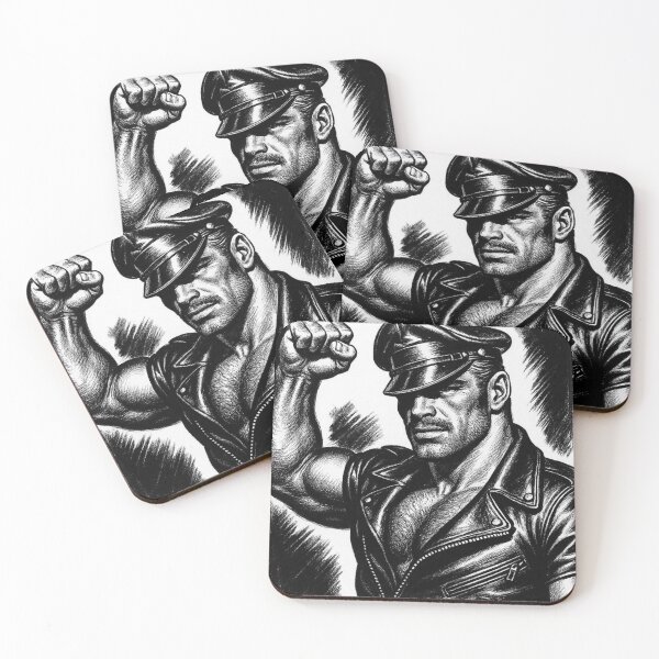 Item preview, Vintage Leather Legends Berlin Bikers Victorious Tom of Finland Tribute Graphic Design designed and sold by ItsAKinkThing.