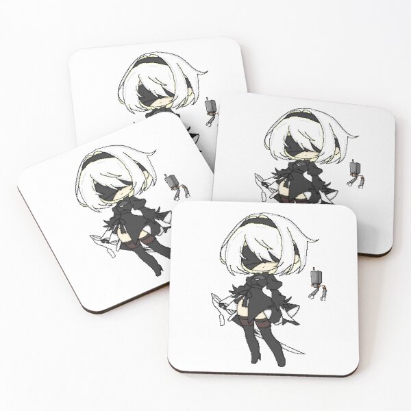Item preview, YoRHa 2B Nier:Automata chibi pixel-art designed and sold by MiloBoo.