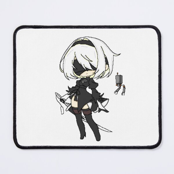 Item preview, YoRHa 2B Nier:Automata chibi pixel-art designed and sold by MiloBoo.