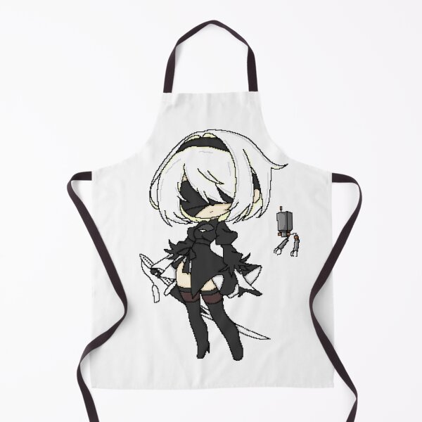 Item preview, YoRHa 2B Nier:Automata chibi pixel-art designed and sold by MiloBoo.