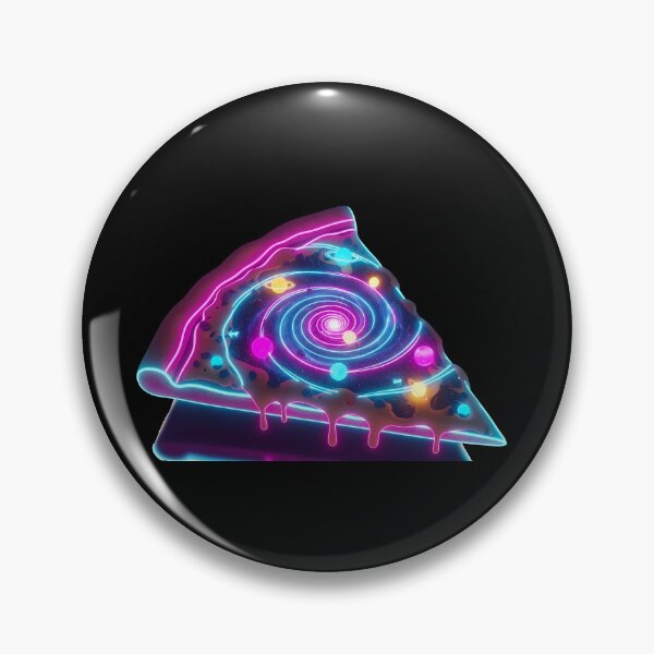 Item preview, Cosmic Pizza Slice - Galactic Cheese Spiral Space Art designed and sold by powersunlight.