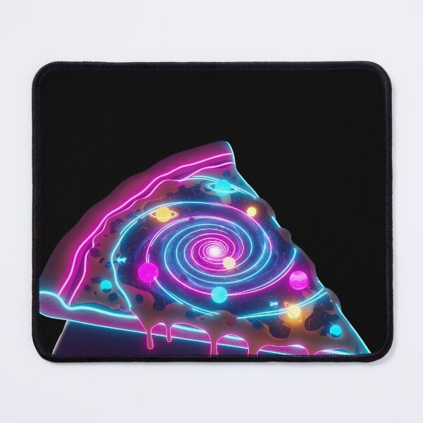Item preview, Cosmic Pizza Slice - Galactic Cheese Spiral Space Art designed and sold by powersunlight.