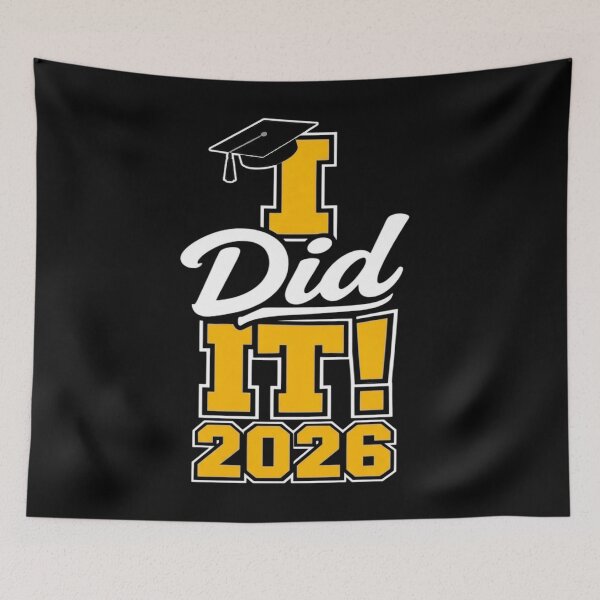 Item preview, I Did It Graduation 2026 Graduate Class of 2026 Senior 26 designed and sold by clothesy7.
