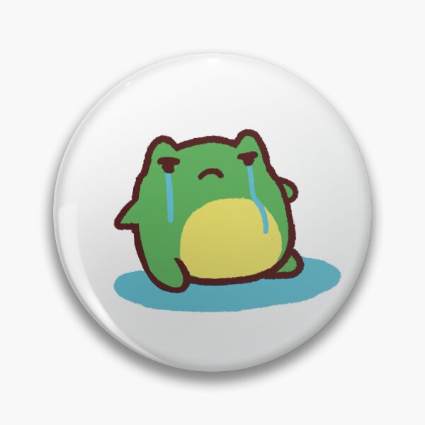Item preview, Sad Crying Frog Sitting in Puddle of Tears designed and sold by Frog_Lover.