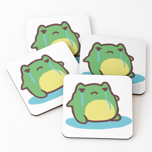 Item preview, Sad Crying Frog Sitting in Puddle of Tears designed and sold by Frog_Lover.