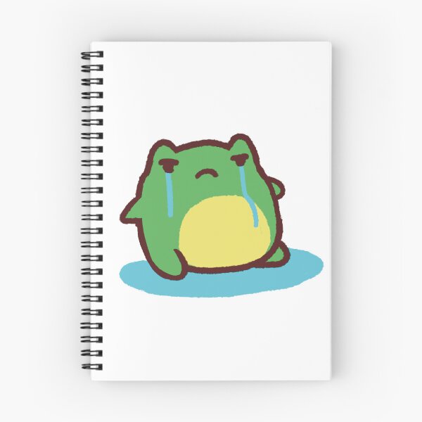 Item preview, Sad Crying Frog Sitting in Puddle of Tears designed and sold by Frog_Lover.