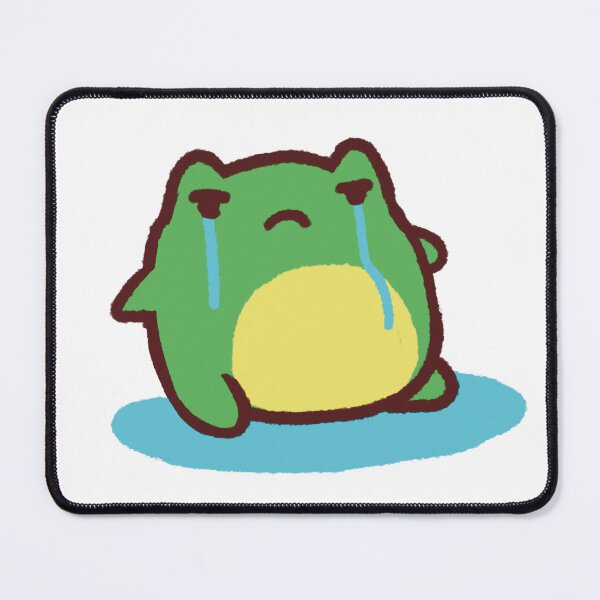 Item preview, Sad Crying Frog Sitting in Puddle of Tears designed and sold by Frog_Lover.