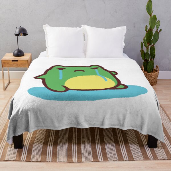 Item preview, Sad Crying Frog Sitting in Puddle of Tears designed and sold by Frog_Lover.