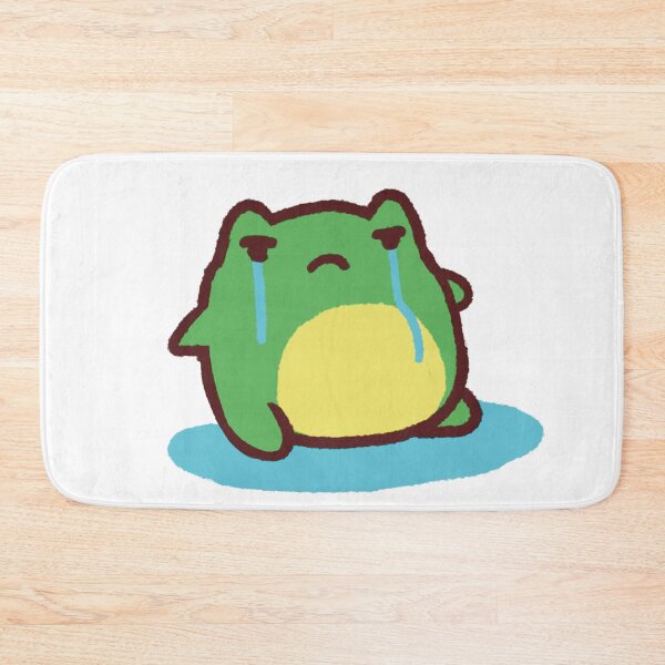Item preview, Sad Crying Frog Sitting in Puddle of Tears designed and sold by Frog_Lover.