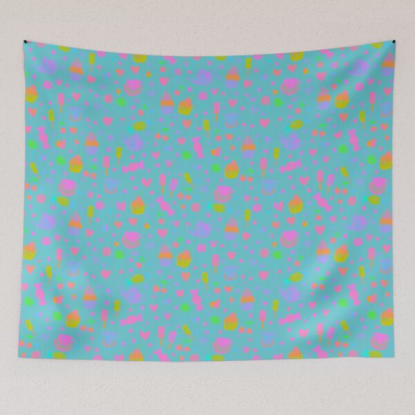 Item preview, Spring pattern with sweets and hearts designed and sold by bokasin.