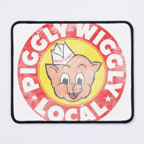 Item preview, Vintage Piggly Wiggley Iconic Americana Southern Retro Supermarket Novelty Pig designed and sold by BuyShirtsOnline.