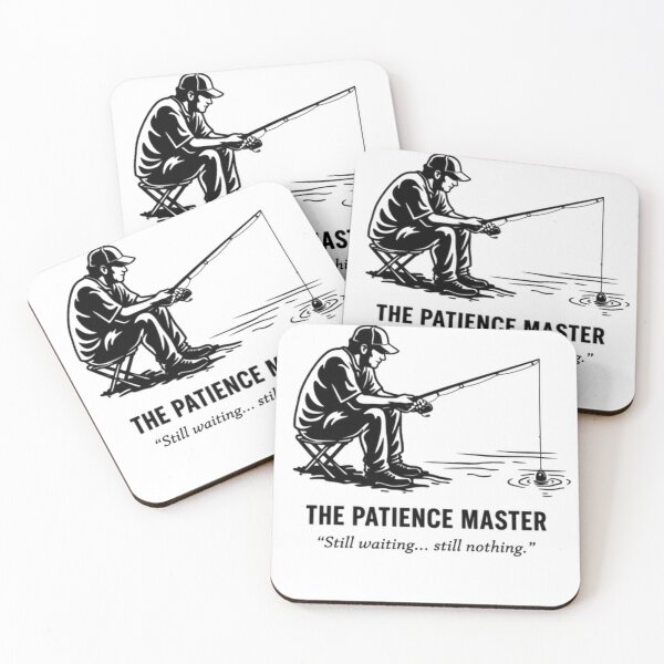 Item preview, Fishing T-Shirt – THE PATIENCE MASTER – Minimalist Angler Design – Fisherman Gift designed and sold by FischingVibes.