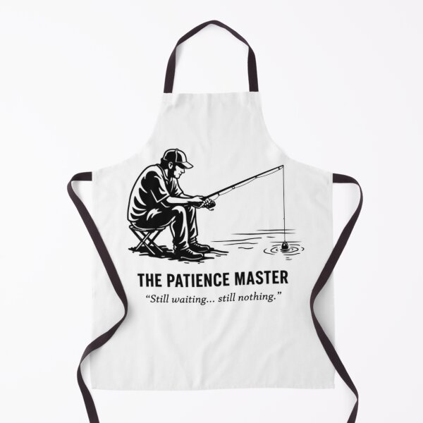 Item preview, Fishing T-Shirt – THE PATIENCE MASTER – Minimalist Angler Design – Fisherman Gift designed and sold by FischingVibes.