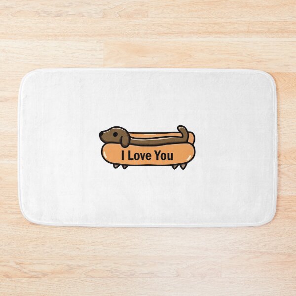 Item preview, i love you hot dog  designed and sold by designing01Ar3.