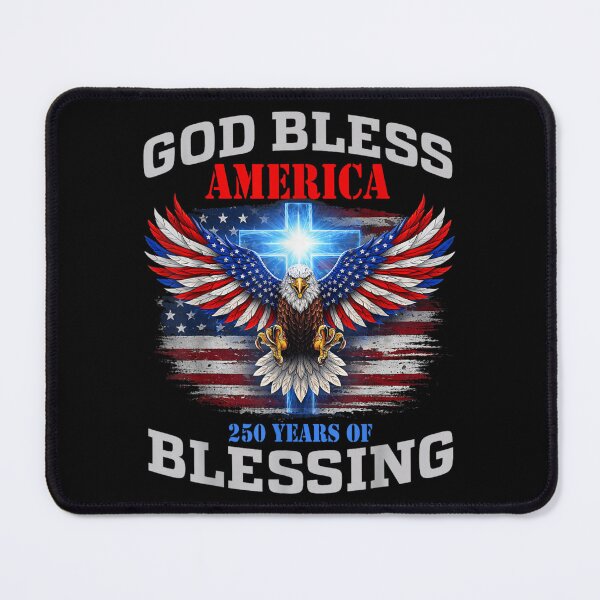 Item preview, God Bless America 250 Years Christian Patriotic Eagle Shirt designed and sold by EricCotanori.