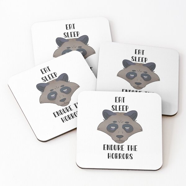 Item preview, Eat, Sleep, Endure the Horrors designed and sold by SwipeStickerCo.