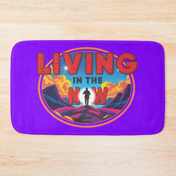 Item preview, Mindfulness and Presence Quote – Vibrant Nature Illustration designed and sold by White Buffalo Art.