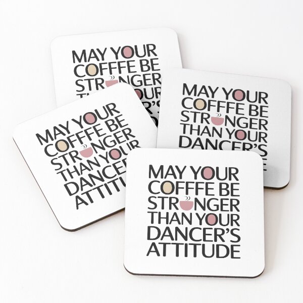 Item preview, May Your Coffee Be Stronger Than Your Dancer's Attitude -Funny Dance Mom Coffee Quote Gift designed and sold by ZyziowskyArt.