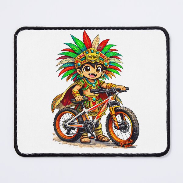 Item preview, Azteca con Bicicleta designed and sold by FacundoUnia.