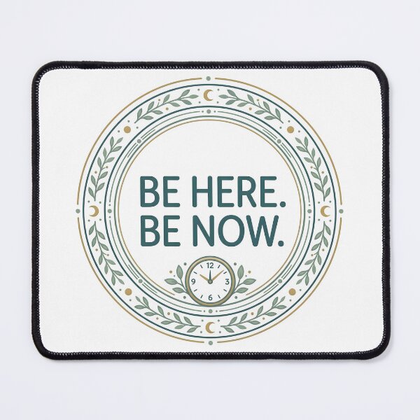 Item preview, present moment, be here, be now, mindset shift, positive vibes designed and sold by TrueArtVibes.