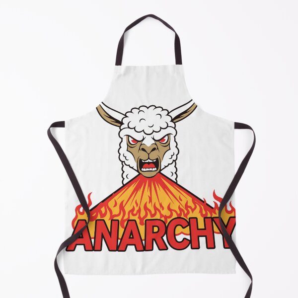 Item preview, Fire Breathing Llama Anarchy Funny Meme designed and sold by Snout & Shout..