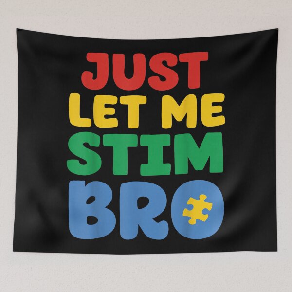 Item preview, Just Let Me Stim Bro Autism Awareness Shirt Neurodiversity Support designed and sold by LakenDraphil.