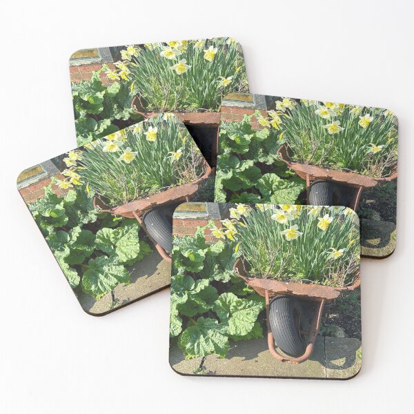Item preview, Rusty Wheelbarrow full of Flowering Daffodils designed and sold by Violaman.