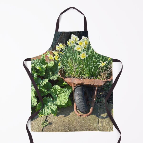 Item preview, Rusty Wheelbarrow full of Flowering Daffodils designed and sold by Violaman.