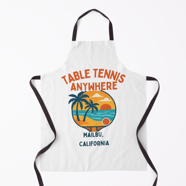 Item preview, Malibu California Table Tennis Beach Sunset Retro Ping Pong T-Shirt designed and sold by OhMyPingCo.