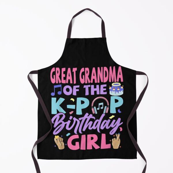 Item preview, Great Grandma of the K Pop Birthday Girl Funny Family Shirt designed and sold by LakenDraphil.