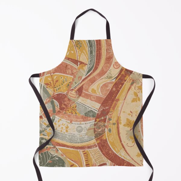 Item preview, Vintage Organic Flow Pattern All-Over Print designed and sold by NK-Studios .