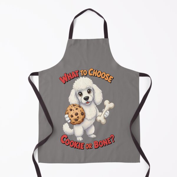 Item preview, Poodle's Sweet and Savory Dilemma: Cereal Cookie or Bone? designed and sold by Art-Arcade6.