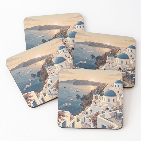 Item preview, Santorini Greece Travel designed and sold by CozyAStudio.