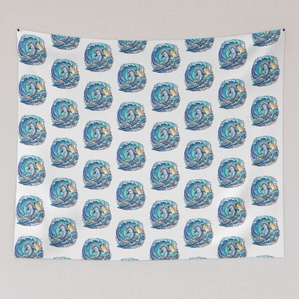 Item preview, Surfing Dolphin designed and sold by HilDesign.