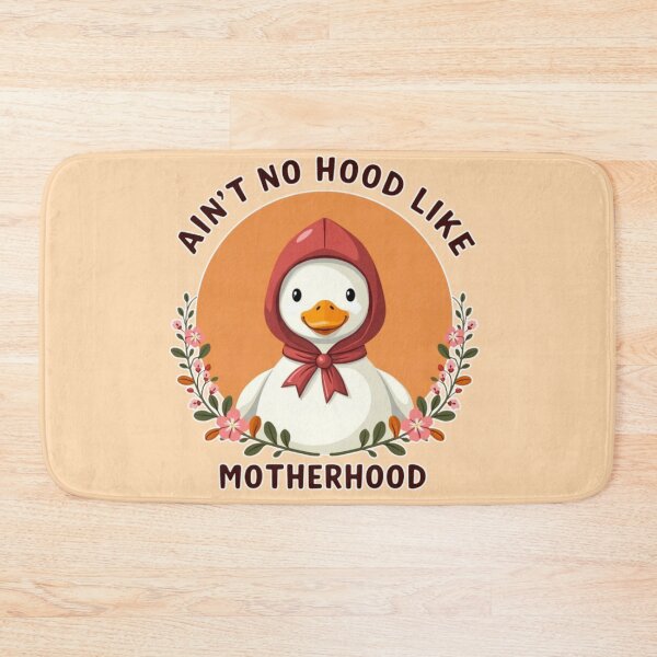 Item preview, Ain’t No Hood Like Motherhood Retro Duck designed and sold by PriyaMagic.