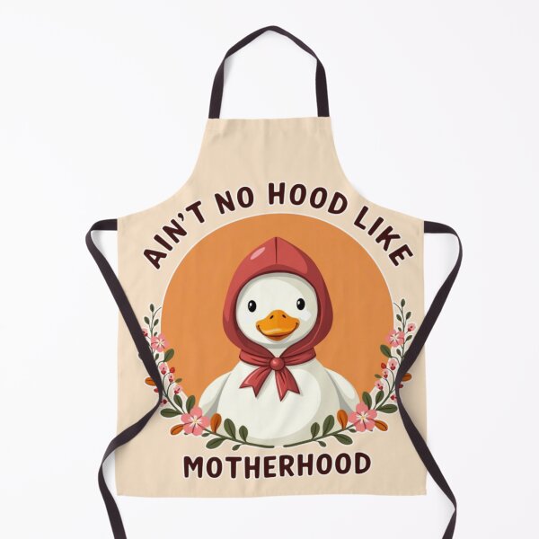 Item preview, Ain’t No Hood Like Motherhood Retro Duck designed and sold by PriyaMagic.