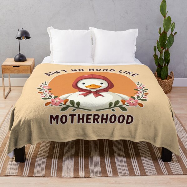 Item preview, Ain’t No Hood Like Motherhood Retro Duck designed and sold by PriyaMagic.