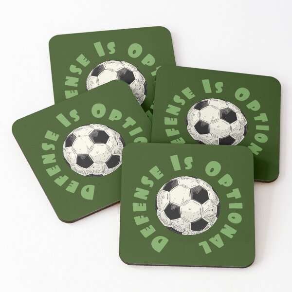 Item preview, Defense Is Optional – Funny Soccer Player Design designed and sold by CARPIO Creations.