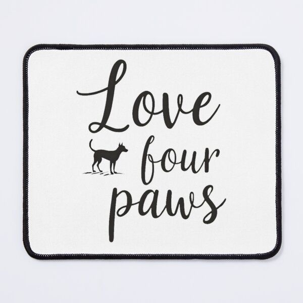 Item preview, Love Four Paws Dog Lover Shirt designed and sold by RVJdesigns.