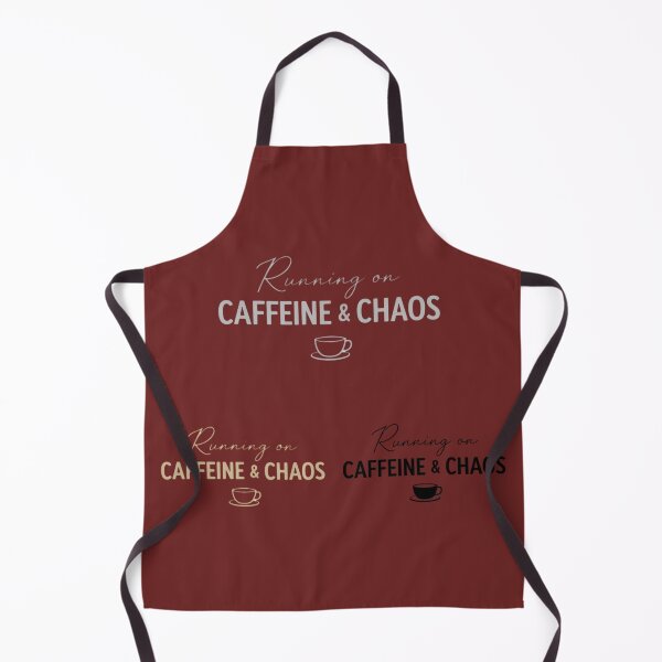 Item preview, Running on Caffeine & Chaos – Funny Coffee Lover Humor Design designed and sold by rushaib.