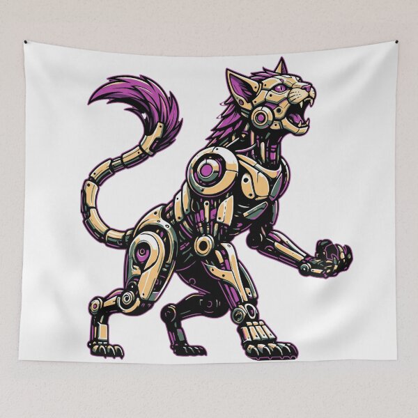 Item preview, Cyber Werecat / Robotic Panther Design designed and sold by onlin3boutiqu3.