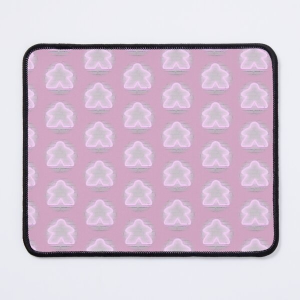 Item preview, Neon pink meeple designed and sold by HeathWayPrints.