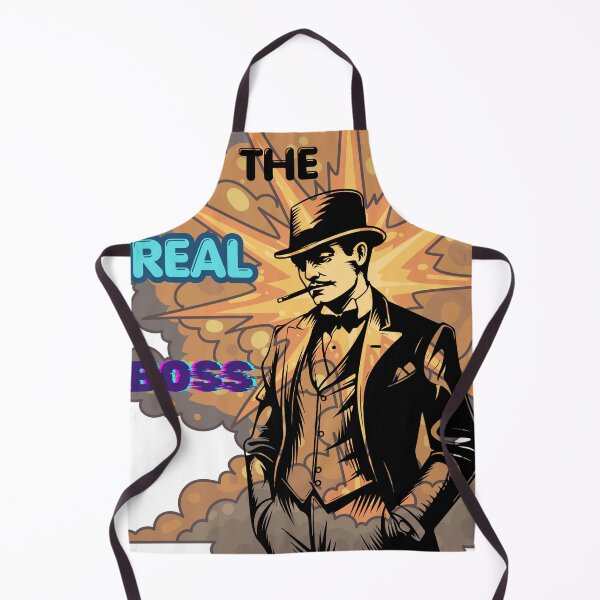 Item preview, The Real Boss: Retro Suit & Smoke designed and sold by Stoneclove.