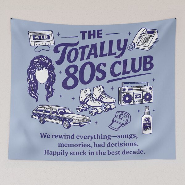 Item preview, 80's Club Funny Retro 1980's Things  designed and sold by HowToCanadian.