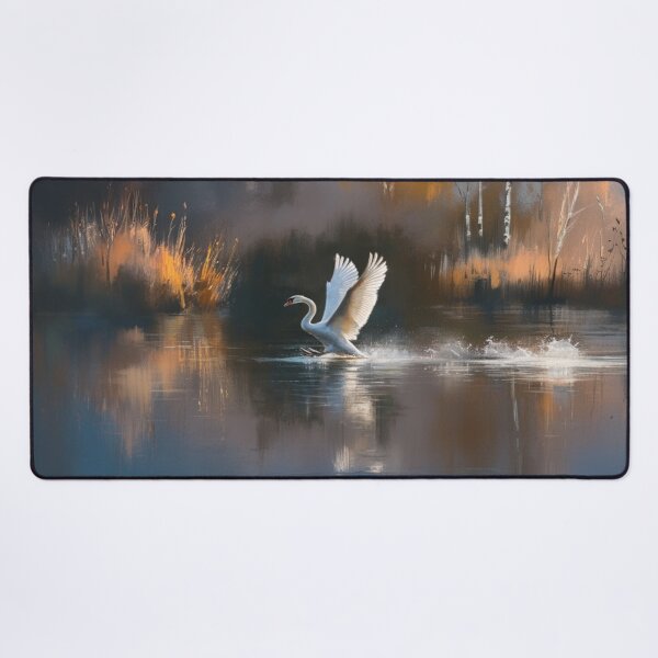 Item preview, A graceful Swan taking off from a calm lake, Birds in Motion designed and sold by CDC40.