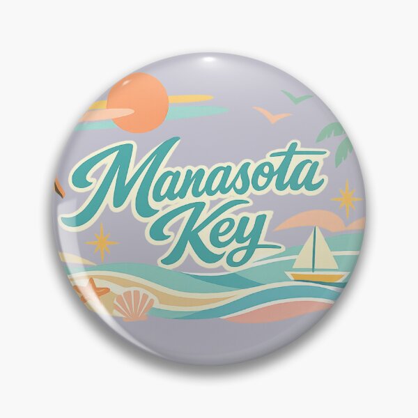 Item preview, Manasota Key designed and sold by Broken Antler Designs .