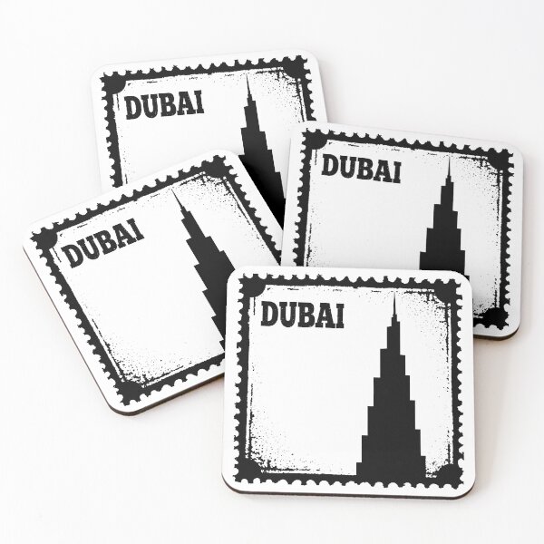 Item preview, Dubai Skyline Vintage Travel Badge b designed and sold by Fikuall.