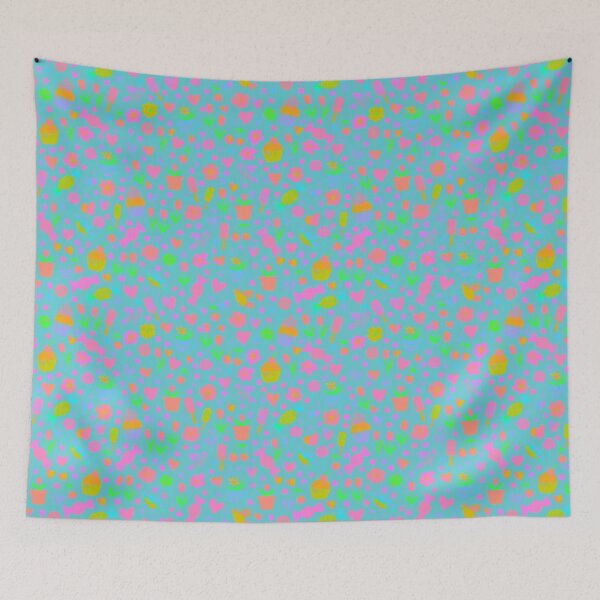 Item preview, Spring pattern with sweets and hearts designed and sold by bokasin.