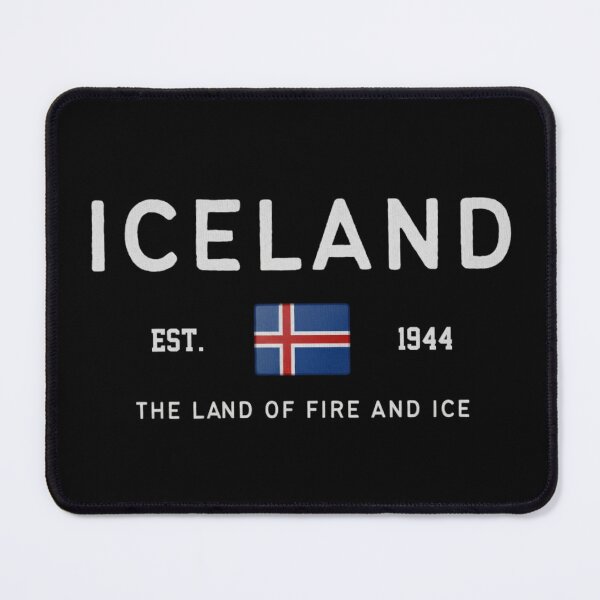 Item preview, Iceland Land of Fire and Ice – Distressed Heritage Design designed and sold by Shopeon Designs.