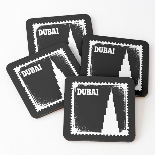 Item preview, Dubai Skyline Vintage Travel Badge w  designed and sold by Fikuall.